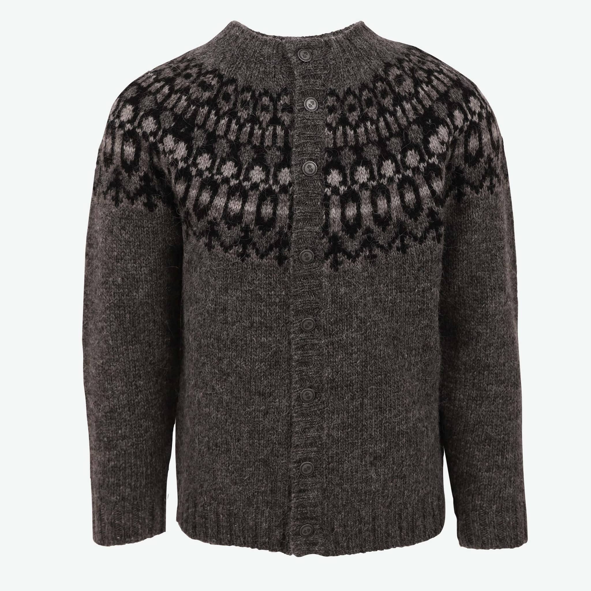 Fróði pull á boutons en laine